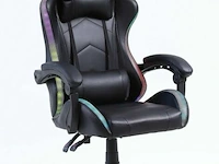 Gamestoel led rgb met afst,bediening - afbeelding 1 van  13