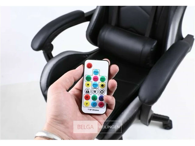 Gamestoel led rgb met afst,bediening - afbeelding 6 van  13