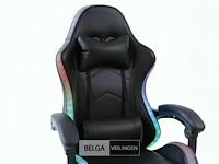 Gamestoel led rgb met afst,bediening - afbeelding 7 van  13