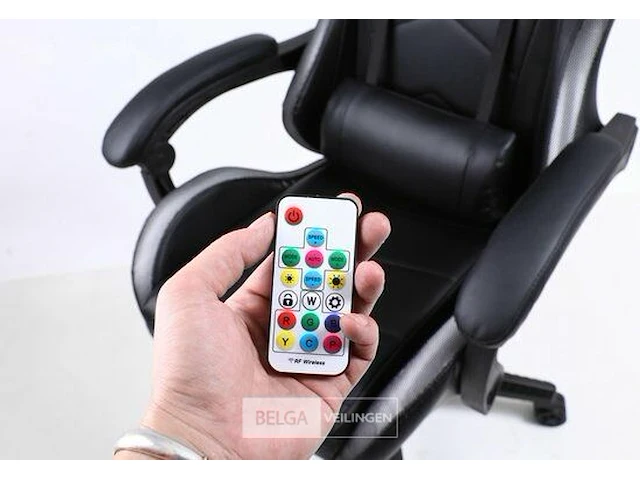 Gamestoel led rgb met afst,bediening - afbeelding 6 van  13