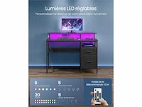 Gaming bureau - led & stekkerdoos - afbeelding 4 van  6
