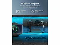 Gaming bureau - led & stekkerdoos - afbeelding 5 van  6