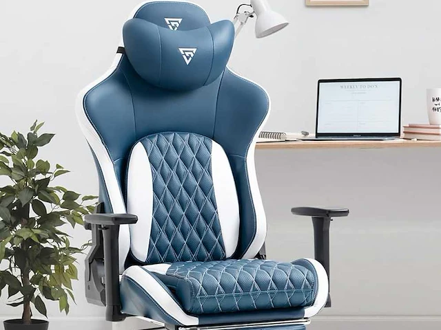 Gaming chair - bureaustoel met voetensteun - afbeelding 1 van  8
