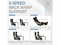 Gaming chair - bureaustoel met voetensteun - afbeelding 4 van  8