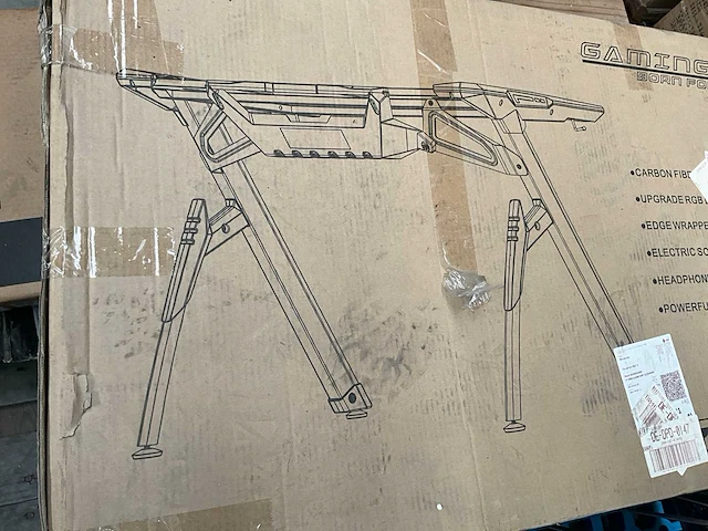 Gaming desk st-r3-red - afbeelding 1 van  7