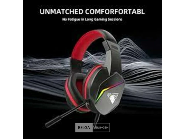 Gaming headset met micro en ledverlichting - afbeelding 4 van  8