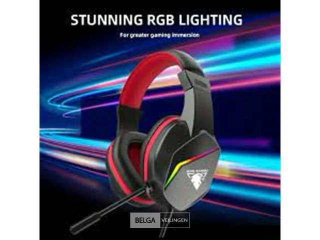 Gaming headset met micro en ledverlichting - afbeelding 7 van  8