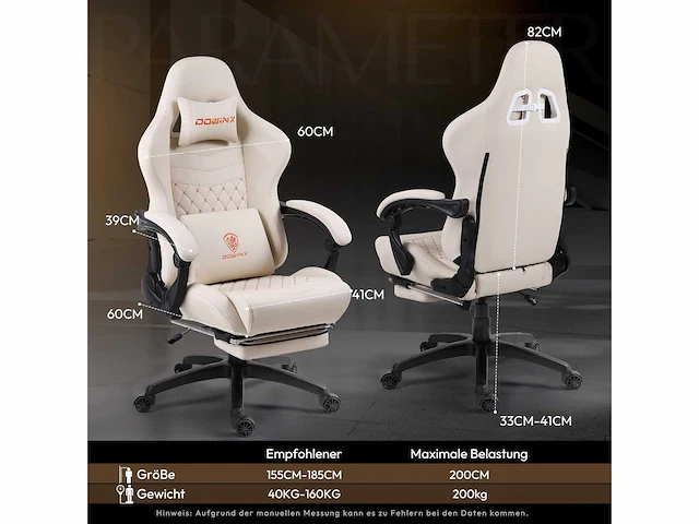 Gaming stoel - massage lendensteun - afbeelding 4 van  8