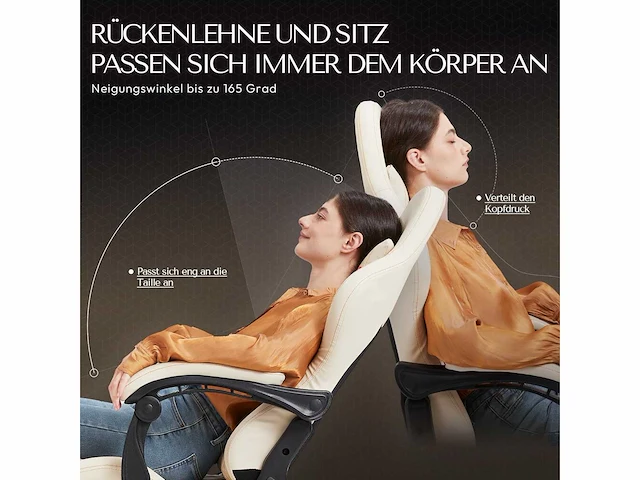 Gaming stoel - massage lendensteun - afbeelding 7 van  8