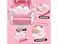 Gaming stoel - roze - afbeelding 6 van  8