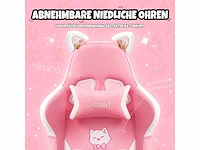 Gaming stoel - roze - afbeelding 8 van  8