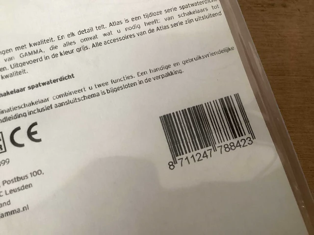 Gamma opbouwcombinatie spatwaterdicht (30x) - afbeelding 6 van  6