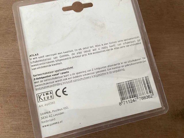 Gamma opbouwschakelaar spatwaterdicht (46x) - afbeelding 4 van  5