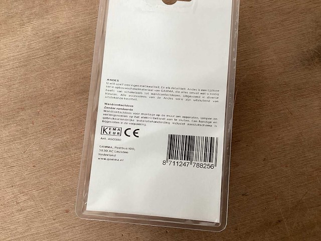 Gamma wandcontactdoos opbouw, wit (96x) - afbeelding 3 van  4