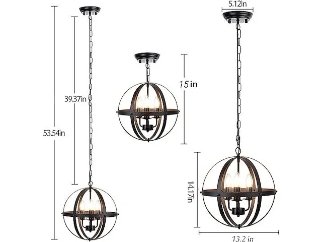 Ganeed hanglamp - afbeelding 2 van  3