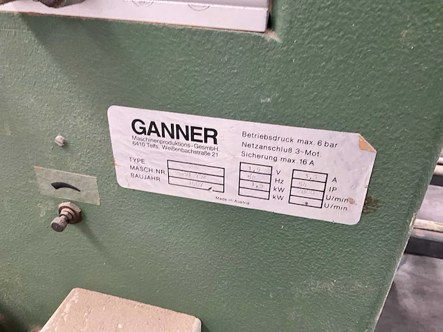 Gannomat ganner super drill langgatboormachine - afbeelding 11 van  12