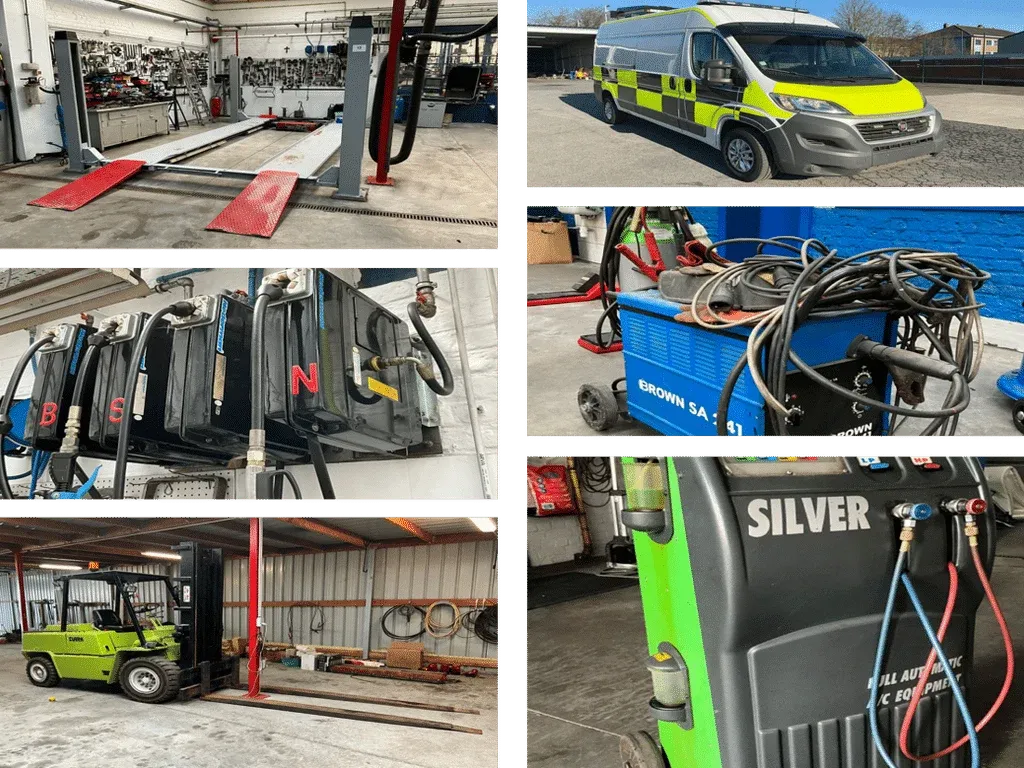 Garage equipment due to stop of activities - sint-pieters-leeuw - 19/04/2023