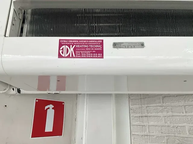 Garage inventaris, thermoblok voor verwarming wanson. - afbeelding 3 van  3