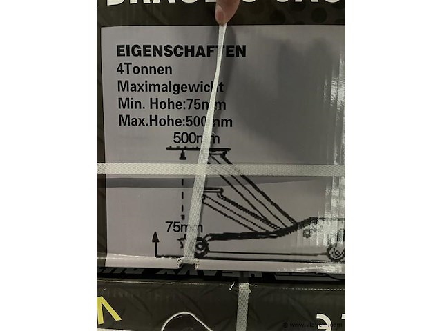 Garage krik 4 ton extra laag - afbeelding 3 van  3