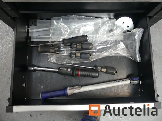 Garage roltafel met facom jet lade-inhoud - afbeelding 3 van  14