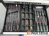 Garage roltafel met facom jet lade-inhoud - afbeelding 7 van  14