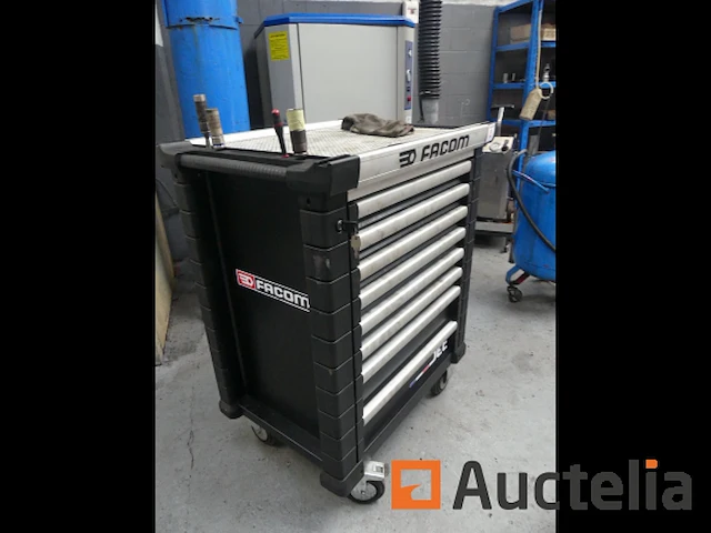 Garage roltafel met facom jet lade-inhoud - afbeelding 9 van  14