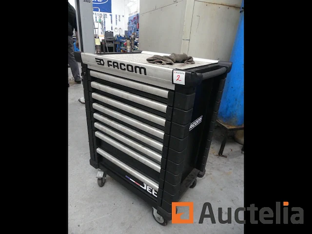 Garage roltafel met facom jet lade-inhoud - afbeelding 10 van  14