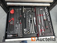 Garage roltafel met facom jet lade-inhoud - afbeelding 12 van  14