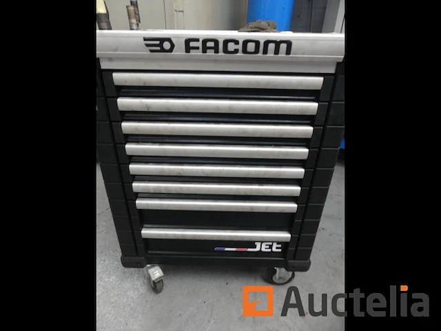 Garage roltafel met facom jet lade-inhoud - afbeelding 13 van  14