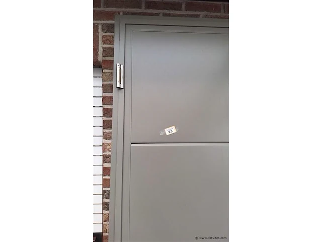 Garagedeur grijs hoog - afbeelding 3 van  8