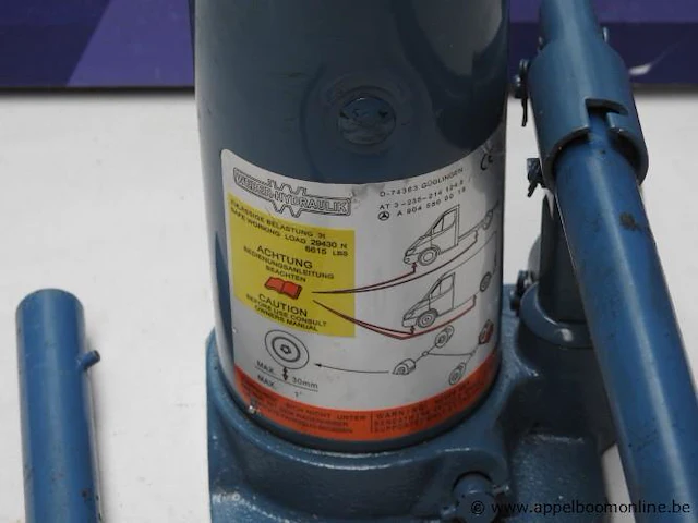 Garagekrik weber-hydraulic, max cap 3t - afbeelding 2 van  2