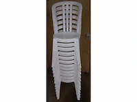 Garden chairs white (20x)