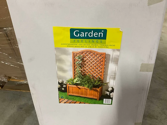 Garden feelings houten plantenbak (25x) - afbeelding 1 van  3