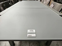 Garden prestige alu tafel lissabon warmgrijs 152-228cm - afbeelding 3 van  6