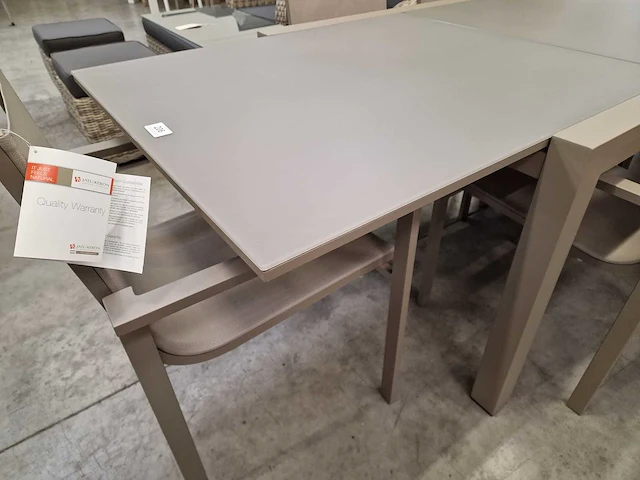 Garden prestige alu tafel lissabon xl champagne 220-320cm - afbeelding 3 van  9