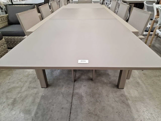 Garden prestige alu tafel lissabon xl champagne 220-320cm - afbeelding 4 van  9
