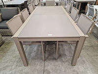 Garden prestige alu tafel lissabon xl champagne 220-320cm - afbeelding 9 van  9