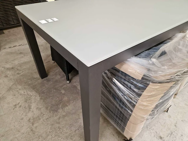 Garden prestige alu tuintafel cleopatra antraciet mat 220 x 100cm - afbeelding 3 van  4