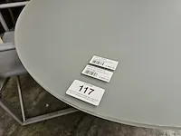 Garden prestige alu tuintafel florida ovaal warm grijs - afbeelding 4 van  4