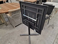 Garden prestige alu tuintafel horeca suisse 70x70cm antraciet - afbeelding 3 van  5