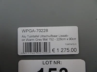 Garden prestige alu tuintafel uitschuif lissabon grey 228cm - afbeelding 6 van  6
