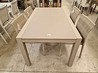 Garden prestige alu uitschuiftafel lissabon champagne 152-228x90cm - afbeelding 8 van  9