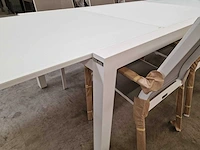 Garden prestige alu uitschuiftafel lissabon wit mat 220-330 x 106cm - afbeelding 3 van  9