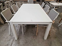 Garden prestige alu uitschuiftafel lissabon wit mat 220-330 x 106cm - afbeelding 8 van  9