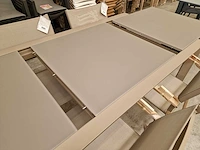 Garden prestige alu uitschuiftafel zurich 152-228cm x 90cm champagne mat - afbeelding 5 van  8
