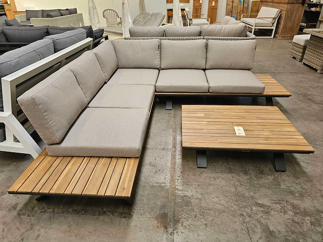 Garden prestige atlanta hoeklounge met alu frame antraciet - afbeelding 1 van  4