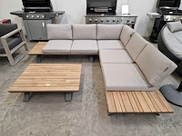 Garden prestige atlanta hoeklounge met alu frame antraciet - afbeelding 2 van  6