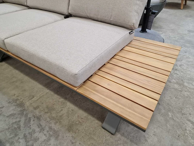 Garden prestige atlanta hoeklounge met alu frame antraciet - afbeelding 4 van  6
