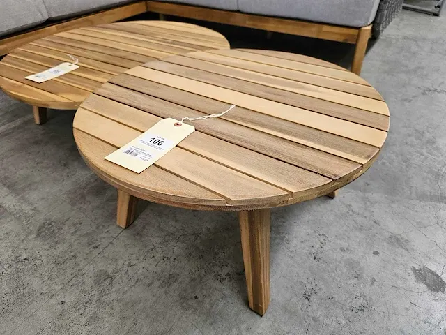 Garden prestige danao salontafel dia 60cm - acacia - afbeelding 1 van  3