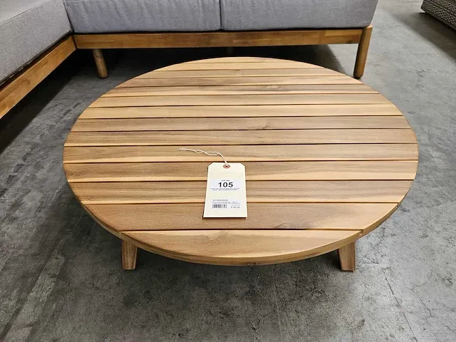 Garden prestige danao salontafel dia 80cm - acacia - afbeelding 2 van  3